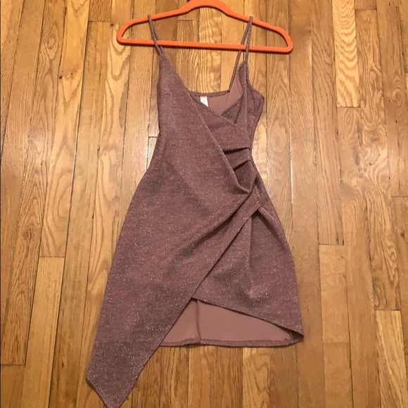 Dresses & Skirts - Pink metallic dress